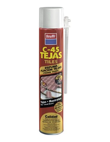 Espuma tejas 750ml manual 50175 de krafft caja de 12 unidades