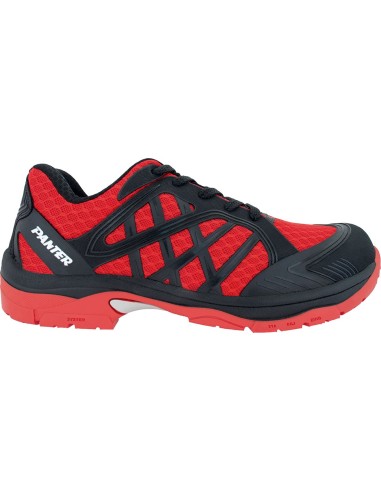 Zapato argos s1p t-42 rojo de panter