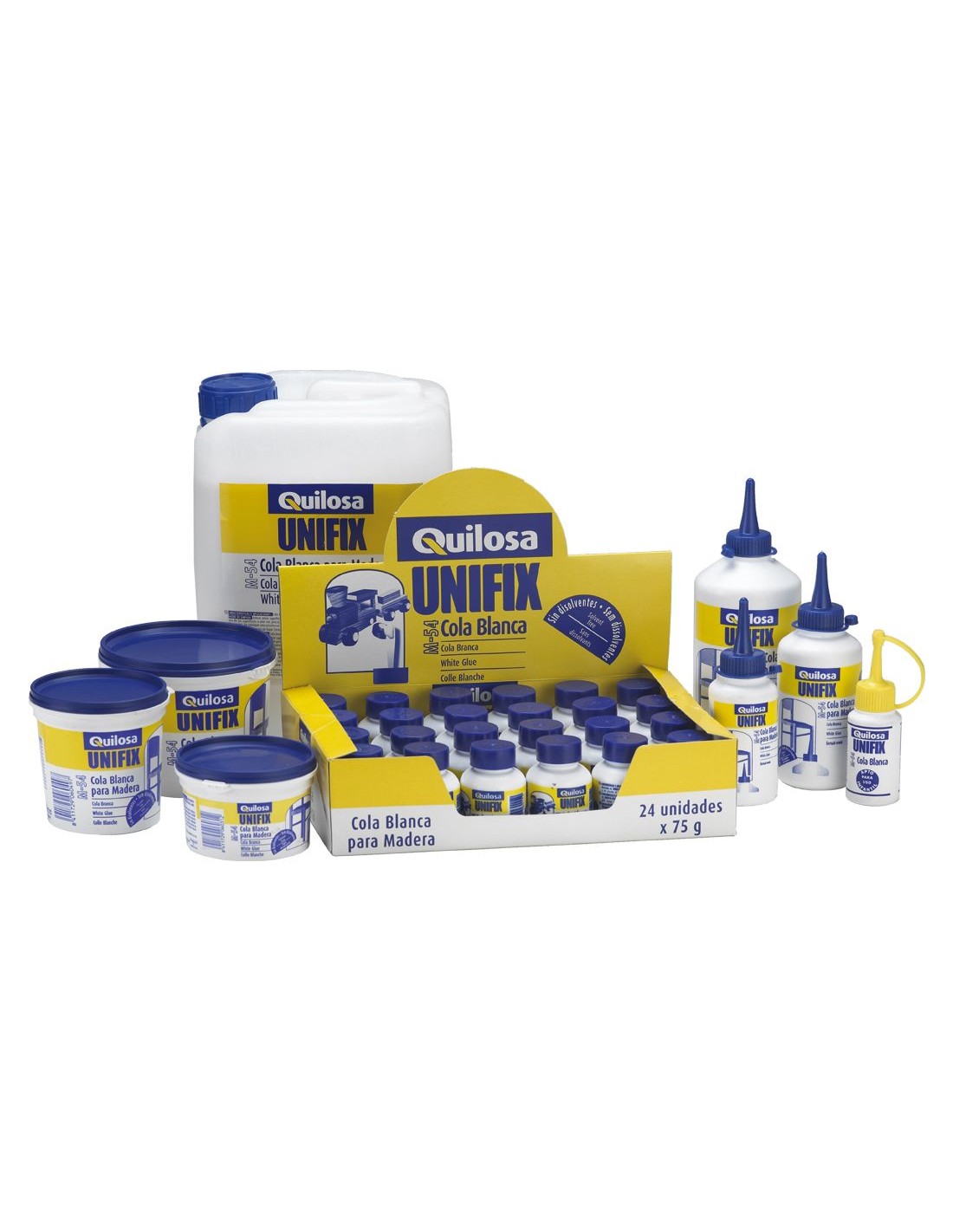 UNIFIX M-54 Cola Blanca Para Madera - Quilosa