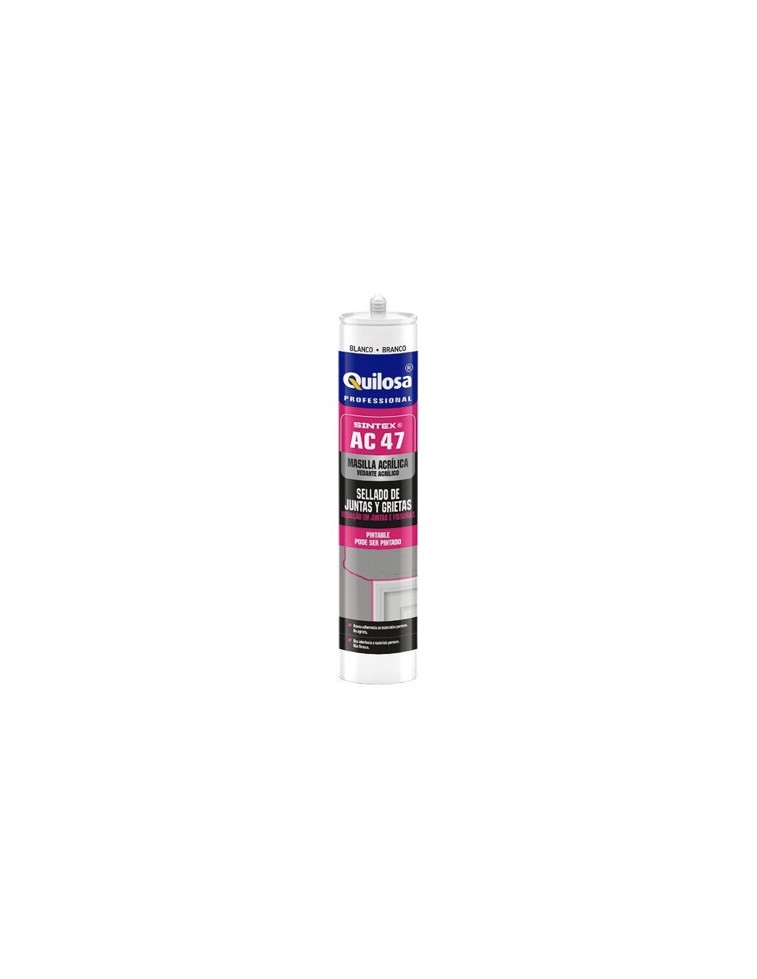 MASILLA ACRILICA PARA MADERA 300ML BLANCO