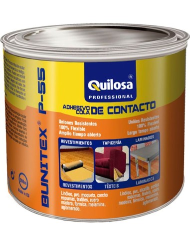 Pegamento bunitex p-55 32672/45559-01l de quilosa caja de 12