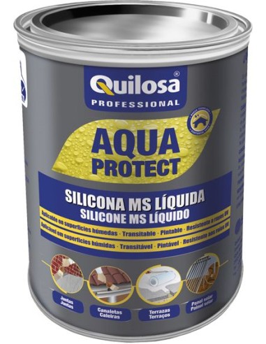 Silicona ms liquida 3111 5kg gris de quilosa