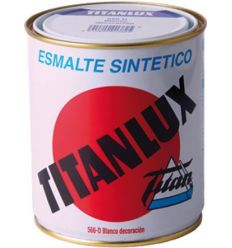 Pintura esmalte titanlux bco.ext.750ml de titan caja de 6