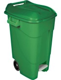 Contenedor verde pedal 426001 120l tapa verde de tayg