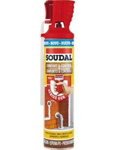 Espuma genius comf.&contr.600ml 123921 de soudal caja de 12