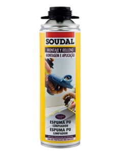 Limpiador de espuma 500ml 117188 de soudal caja de 12 unidades