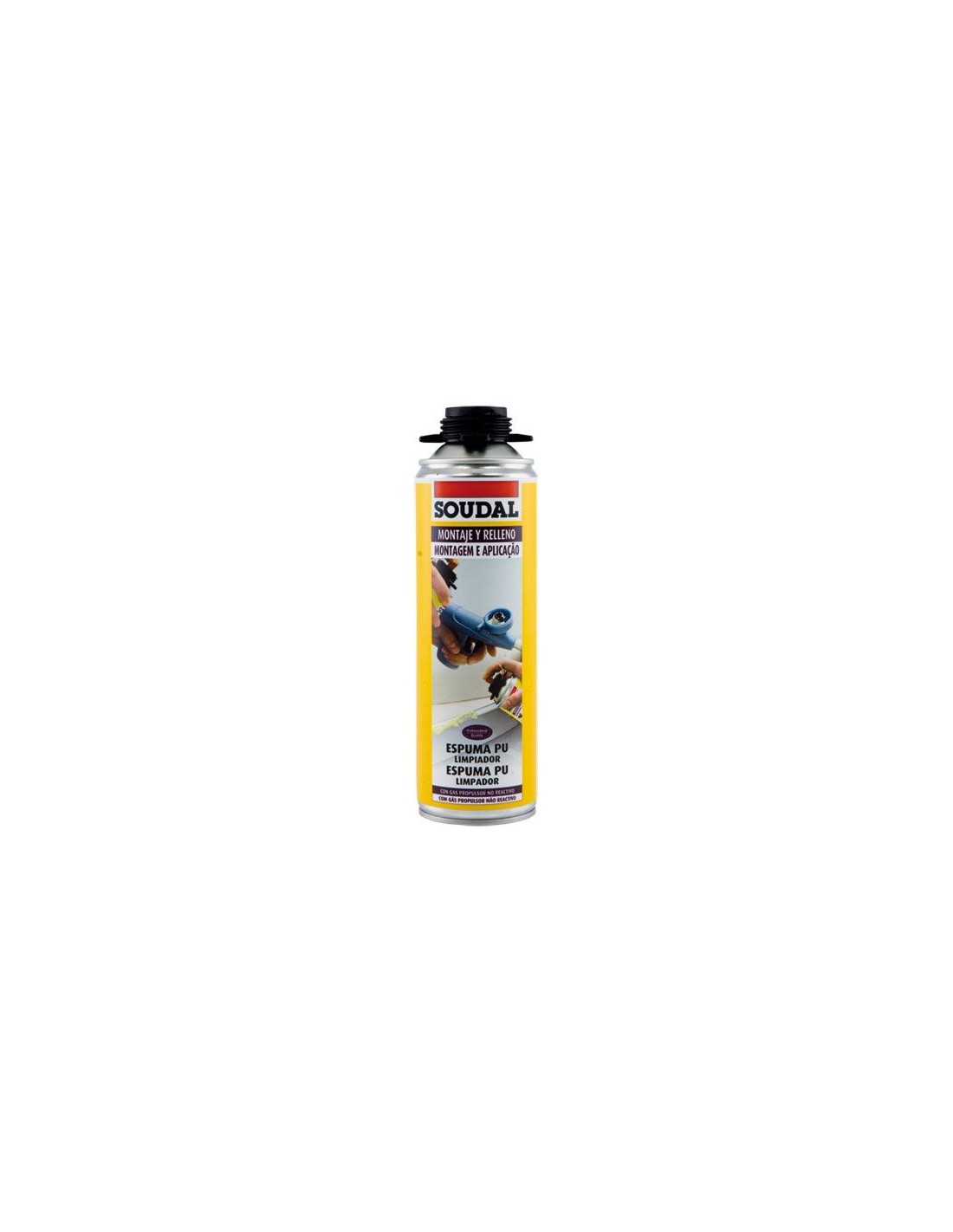 Limpiador de Espuma Poliuretano 500 ml. Soudal