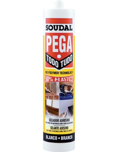 Polimero pegatodo 290ml-122827 negro de soudal caja de 12