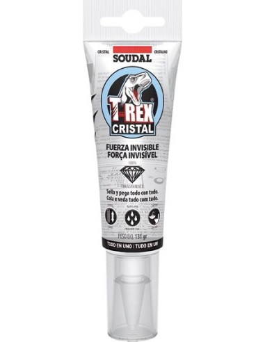 Polimero t-rex cristal 125ml 125506 tr de soudal caja de 12