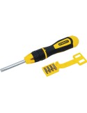 Destornillador multipuntas de carraca 11pz 068010 de stanley