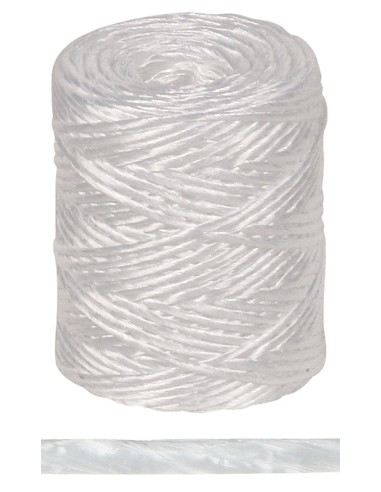 Bobina hilo rafia t600-200gr blanca de rombull ronets