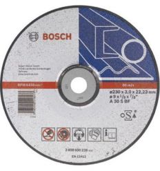 Disco concavo a30s bf 230x3,0x22,23 c.me de bosch construccion