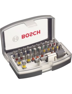 Set profesional atornillar 32 piezas de bosch construccion /