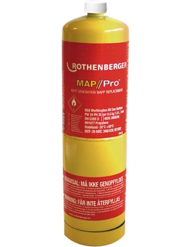 Botella gas mapp 35698 de rothenberger