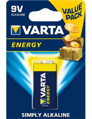 Pila alc.energy 4122-9v 6lr-61 bli(1)var de varta caja de 10