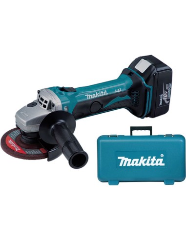 Amoladora mini dga-452-rme 18v litio de makita