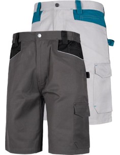 Bermuda wf1017 gris claro/azafata t-xl de workteam