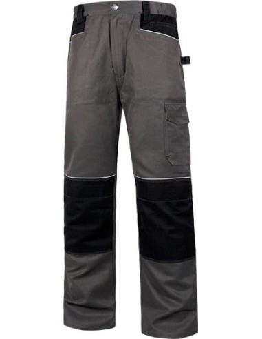 Pantalon wf1052 gris oscuro/negro t-l de workteam