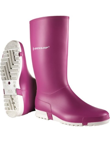 Bota c/alta sport k272111 t-38 rosa de dunlop