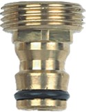 Adaptador grifo laton 3/4"-m 9801350 bl de aqua caja de 10 unidades