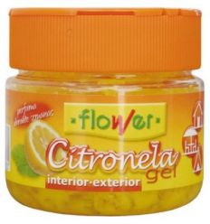 Gel citronela mosquitos 1-20523 125gr de flower caja de 40