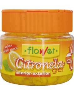 Gel citronela mosquitos 1-20523 125gr de flower caja de 40