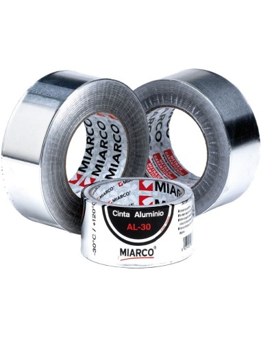 Cinta aluminio al-30 50mmx10m de miarco