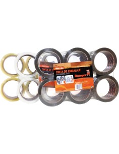 Cinta precinto ecologico 48mmx66m blanco de miarco caja de 36