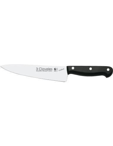 Cuchillo cocinero uniblock 20cm 8" 01159 de 3 claveles caja de