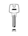 Llave jma laton seguridad ci-14 de j.m.a caja de 10 unidades