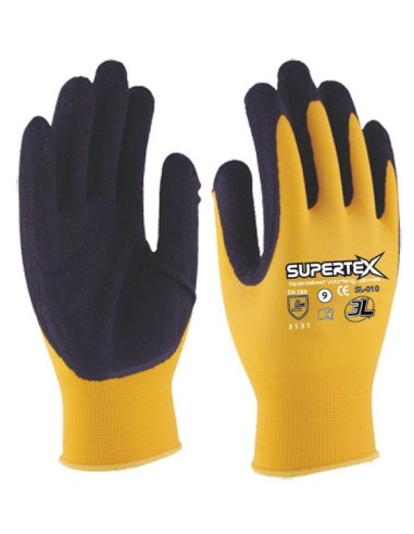 Guante latex nylon supertex sl010 t10 de 3l caja de 12 unidades