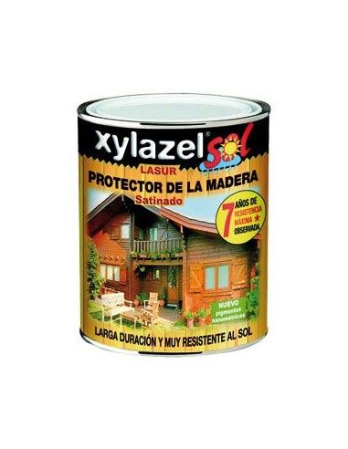 Xylazel lasur satinado 2140103 750ml incoloro de xylazel caja de 6 unidades