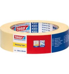 Cinta krepp 04323-50mx25mm de tesa-tape caja de 12 unidades