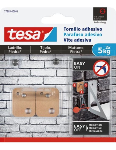 tesa® Cinta doble cara para ladrillo y piedra 10 kg/m - tesa