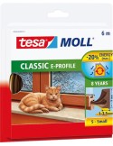 Burlete caucho perfil e 05463-06mx9mm marrón de tesa-tape caja de 10 unidades