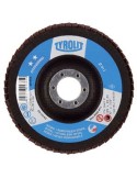Disco lamina zirconio g60-115x22 454393 de tyrolit caja de 10 unidades