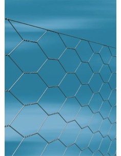 Enrejado triple torsión galvanizado 16x0,70mm 1,00x50m de central de enrejados