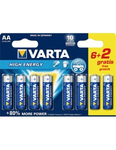 Pila alcalina 4906-lr-06 aa blister(6 + 2)varta de varta caja de 20 unidades