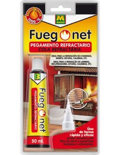 Pegamento refractario 231295 tubo 50ml de fuego net