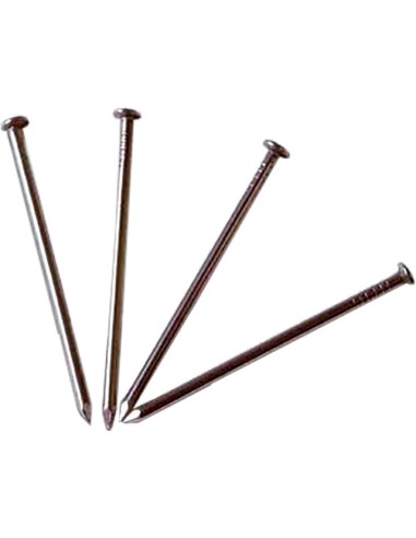 Puntas galvanizadas cabeza plana 13x30 de...