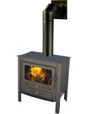 Estufa leña madrid 706 18kw 70x60,8x43,5 de theca