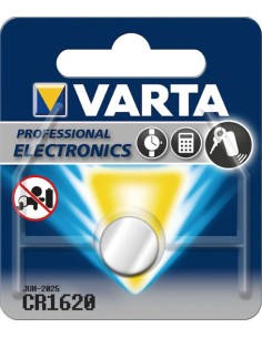 Pila boton litio cr1620 3v varta de varta caja de 10 unidades