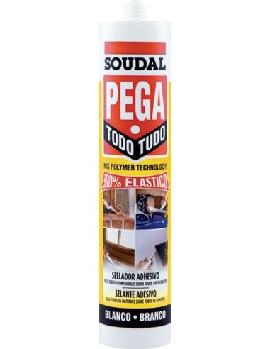 Polimero pegatodo 290ml-122826 marron de soudal...