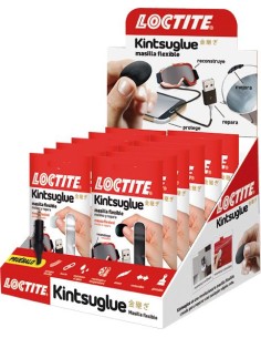 Expositor loc kintsuglue mix blanco/negro(16) de loctite