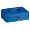 Caja caudal llave + bandeja 250x180x90 azul de arregui