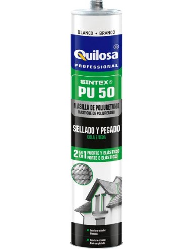 Masilla sintex pu-50 45609-300ml-blanco de quilosa caja de 12 unidades