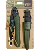 Juego serrucho plegable 396 + cuchillo 2444 de bahco