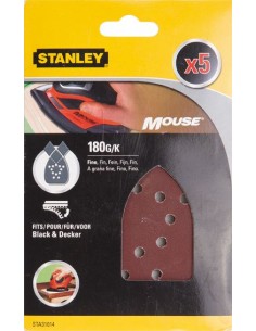 Accesorio sta31014xj 5 lijas perforada mouse g-180 de stanley