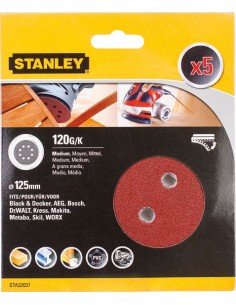 Accesorio sta32037xj 5 lijas ø125 velcro g-120 de stanley