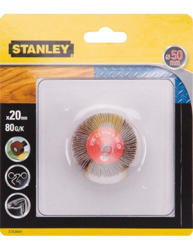 Accesorio sta34041xj cepillo eje lija 50x20 g080 de stanley